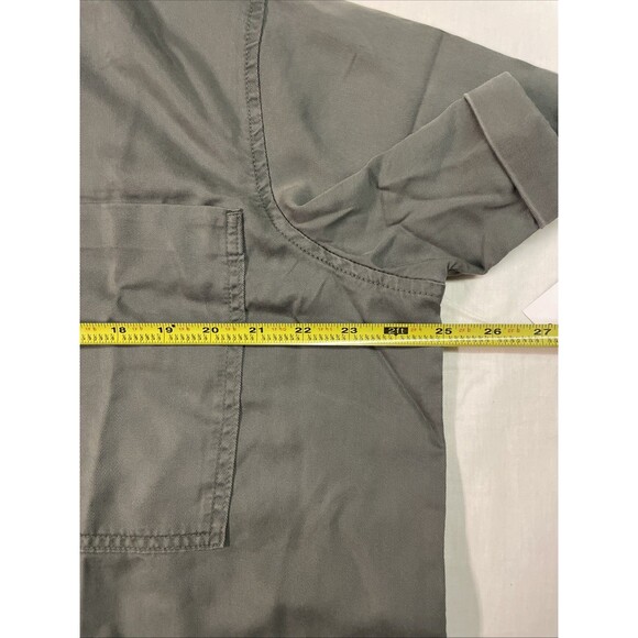 MEMBERS MARK Womens Tencel Camp SHIRT Green Size XL NWT - Picture 4 of 5